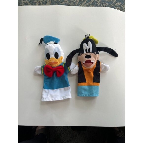 Disney Mickey Mouse Hand Puppet Plush 11 Inch Melissa Doug Stuffed donald/goofy - Picture 1 of 4
